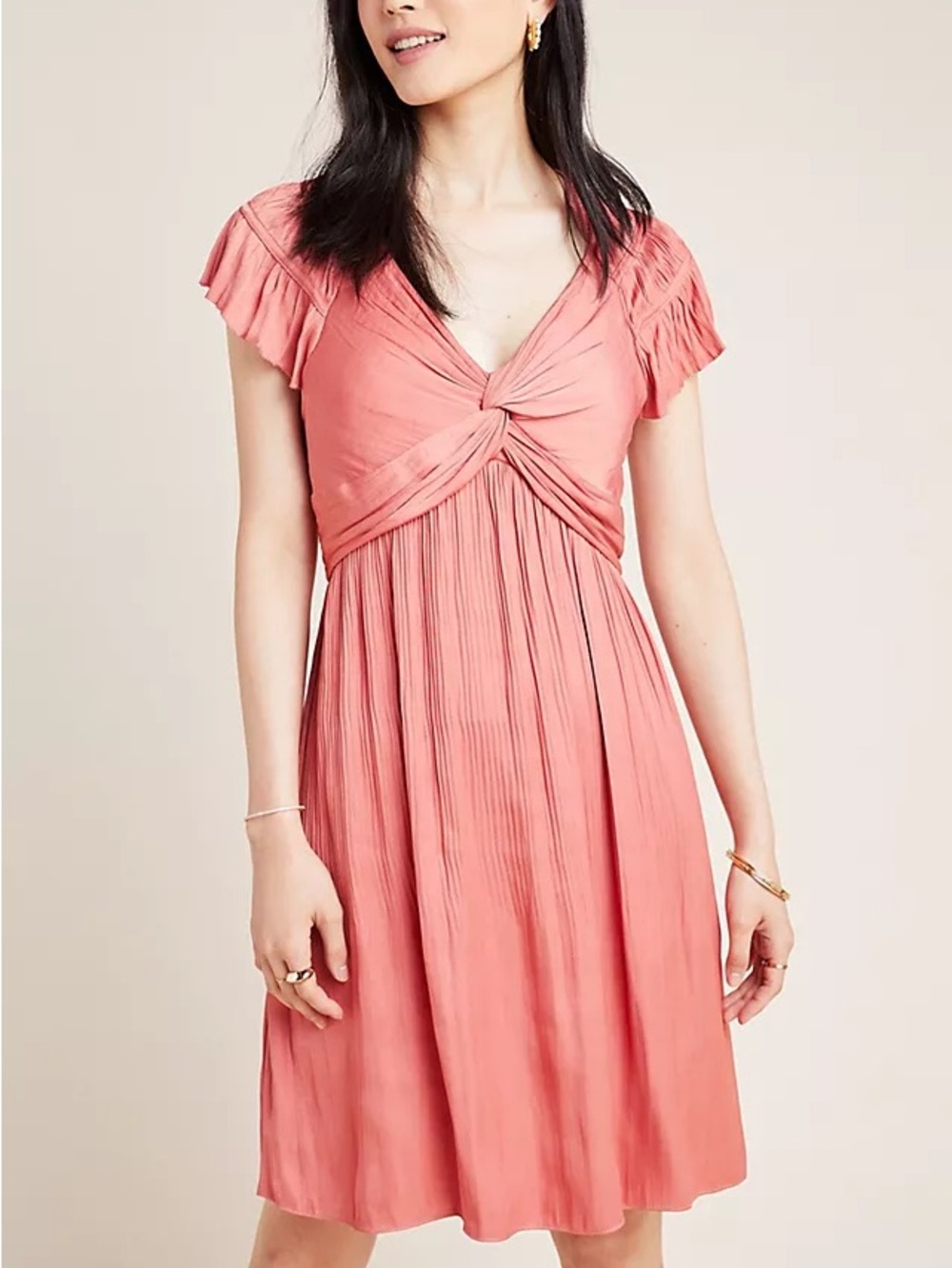 Anthropology Sherri Twisted Mini Dress